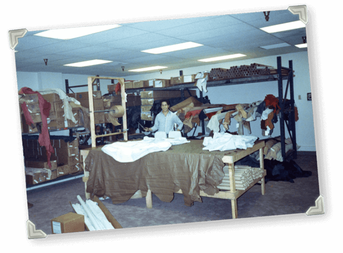 Katzkin Leather Room in 1992