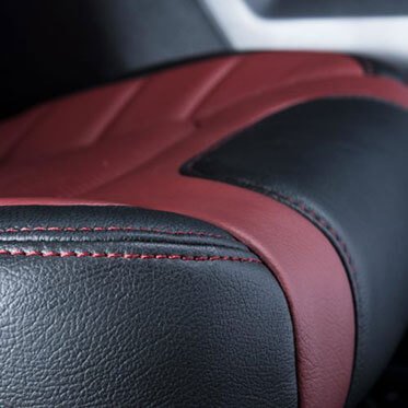 Katzkin Ford F150 Leather Seat Closeup 2