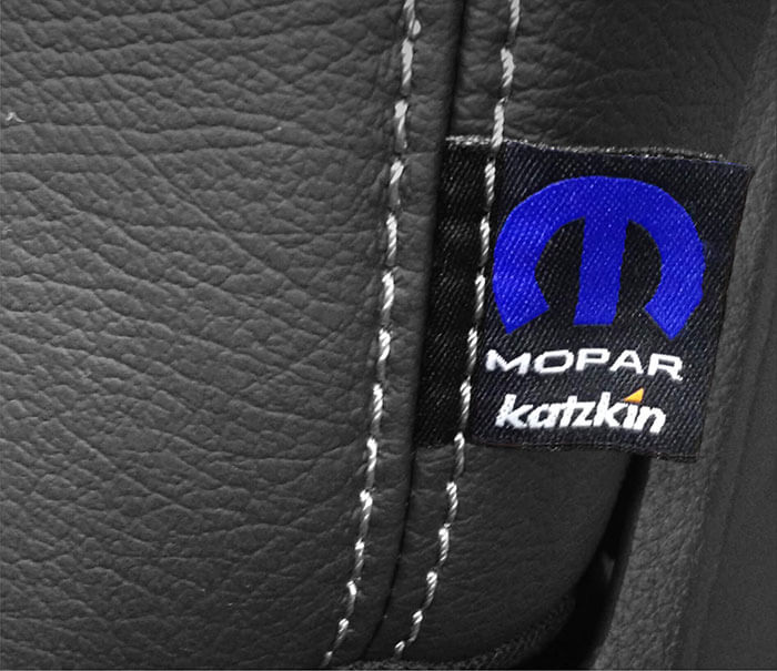 Katzkin Leather Seat with Mopar Tag