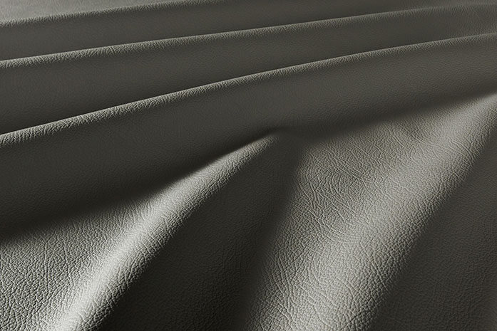 Katzkin Gray Leather Interior Seat