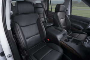 Black Leather Chevy Tahoe Seat Covers
