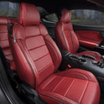 Katzin Ford Mustang Red Leather Interior Seats
