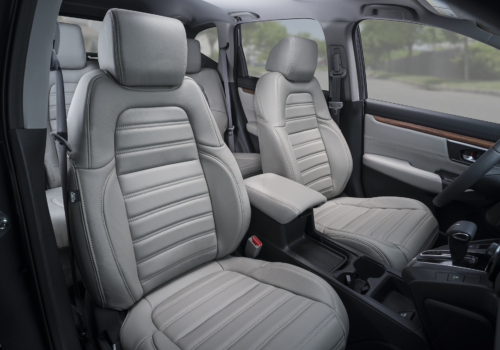 Katzkin Honda CRV Ash Grey Leather Seats