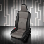 Black and Silver Toyota Rav4 Seat Covers