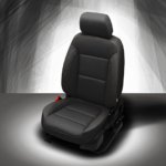 Black Chevrolet Traverse Leather Seat
