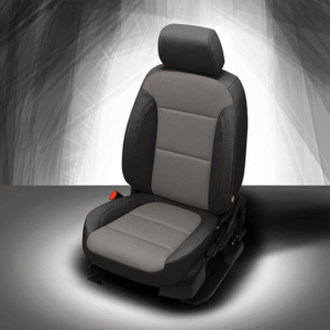 Grey and Black Chevy Traverse Seat Covers