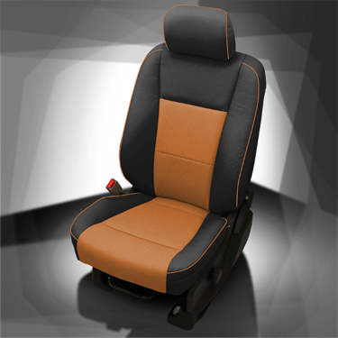Orange & Black Ford F-250 Seat Covers