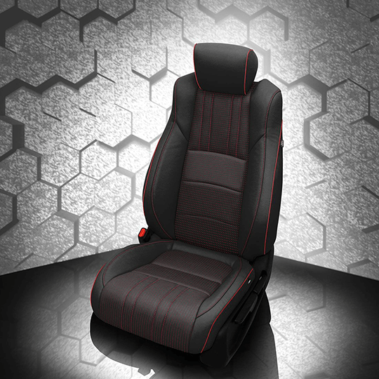 Black and Red Honda Accord Seat Covers