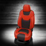 Red & Black Jeep Cherokee Leather Seats