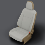 Light Tan Toyota Highlander Leather Seats