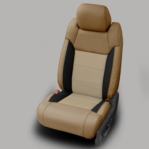 Tan Leather Replacement Seat Cover For 2000-2004 Toyota Tundra (Fits All Cabs & Trims)