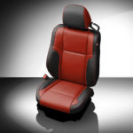 Red and Black Dodge Challenger Seat Covers