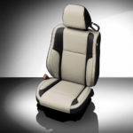 White and Black Dodge Challenger Seat Covers