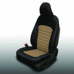 Black and Brown Ford Fusion Leather Seats