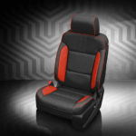 Black and Red GMC Sierra Seat Covers