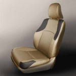 Gold and Black Toyota 4Runner Leather Seats