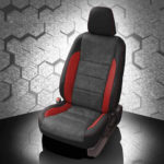Black and Red Toyota Corolla Leather Seats