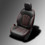 Black and Brown Chrysler 200 Seat Covers
