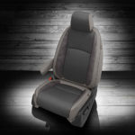 Gray and Tan Honda Odyssey Leather Seats