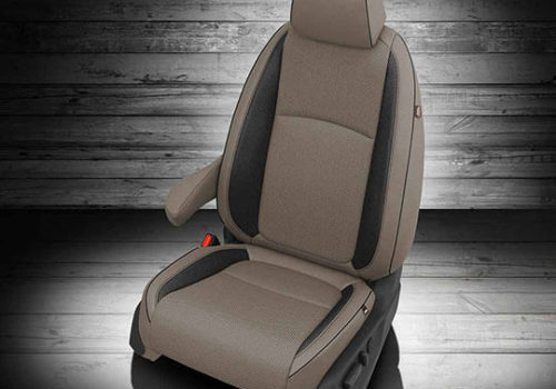 Grey and Black Honda Odyssey Seat Covers