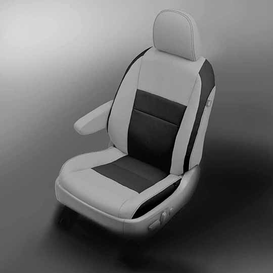 Grey and Black Toyota Sienna Seat Covers