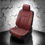 Red Ford Expedition Leather Seats