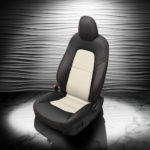 Black and White Tesla Model 3 Seat Covers