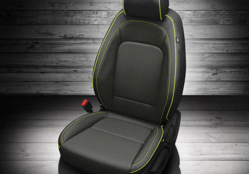 Black & Green Hyundai Kona Seat Covers