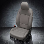 Grey Kia Soul Leather Seats