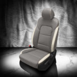 Grey and White Kia Sportage Leather Seats