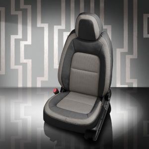 Chevy Colorado Black and Gray Leather Seats