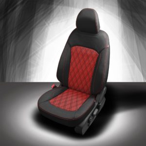 Black and Red Ford Edge Seat Covers