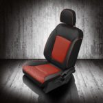 Black and Red Dodge Journey Leather Seats