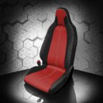 Red and Black Mazda Miata Seat Covers