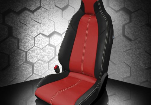 Red and Black Mazda Miata Seat Covers