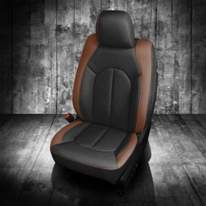 Brown and Black Chrysler Pacifica Seat Covers