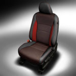 Black and Red Honda Ridgeline Seat Covers