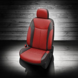 Red and Black Nissan Sentra Seat Covers