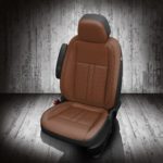 Brown and Black Chevy Trax Seat Covers