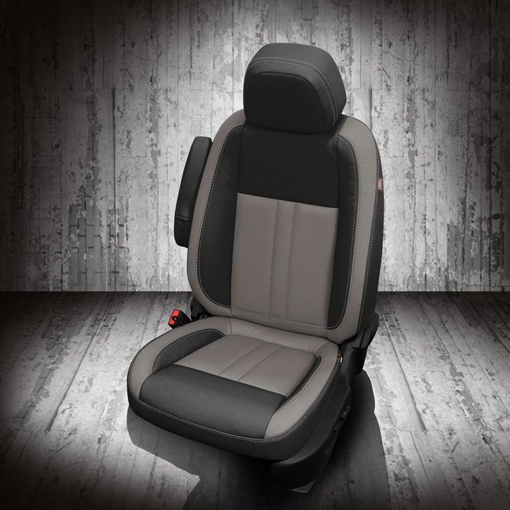 Grey and Black Chevy Trax Leather Seats