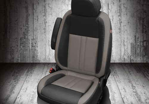 Grey and Black Chevy Trax Leather Seats