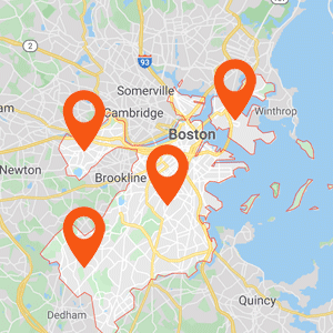 Katzkin Auto Upholstery Boston Map