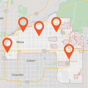 Katzkin Auto Upholstery Mesa Map