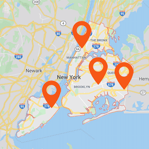 Katzkin Auto Upholstery NYC Map
