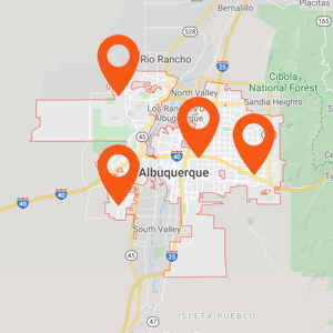 Katzkin Auto Upholstery Albuquerque Map