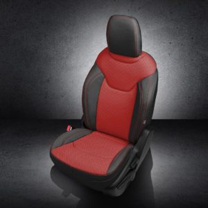 Red Jeep Renegade Leather Seats
