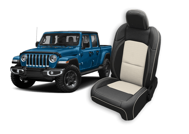 Jeep leather seat interior