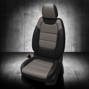 Grey and Black Chevy Trailblazer Seat Covers