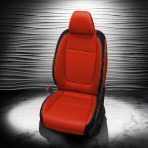 Red and Black Kia Seltos Leather Seats