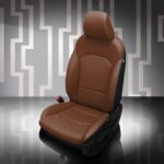 Brown Kia Forte Leather Seats